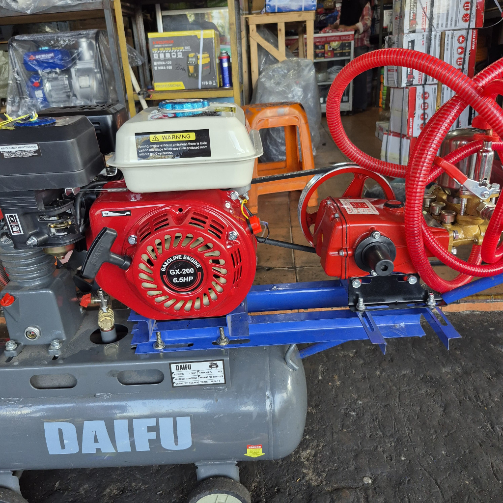 Kompresor doorsmeer komplit tabung 40L lengkap selang gun dan isi angin