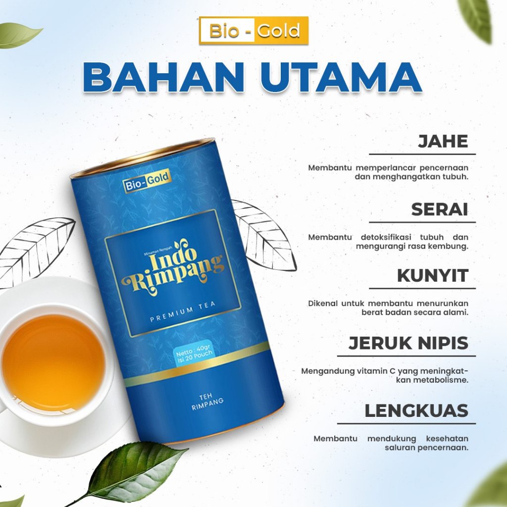 

Teh Herbal Indo Rimpang Penurun Berat Badan Meningkatkan Daya Tahan Tubuh Bpom