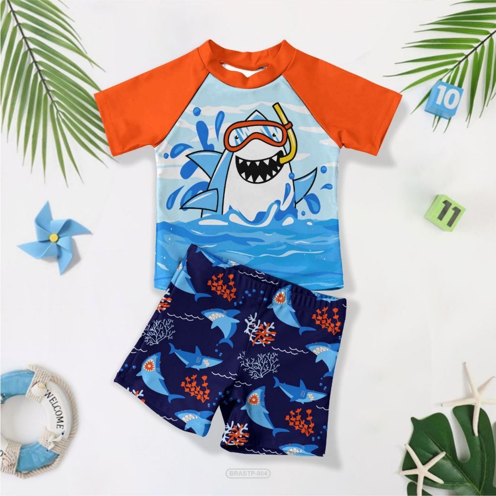 Baju Renang Anak Laki Laki / Baju Renang Anak Laki Laki Stelan