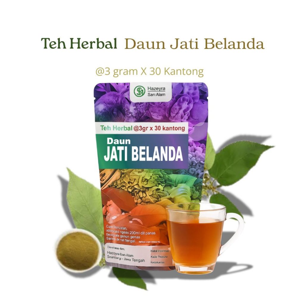 

teh herbal daun jati belanda isi 30pcs