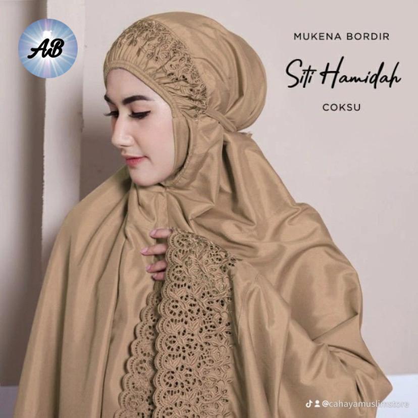 MUKENA DEWASA KHODIJAH TERBARU BAHAN KATUN PREMIUM  PUL BORDIR CANTIK