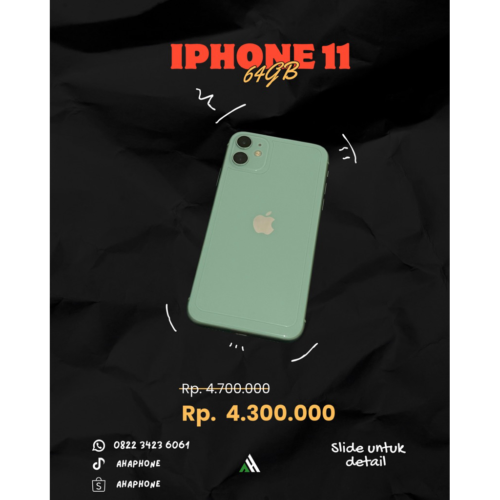 Iphone 11 64gb resmi