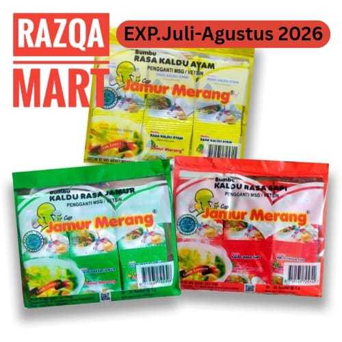 

Kaldu Jamur Merang Dus 3gr 10 Pack