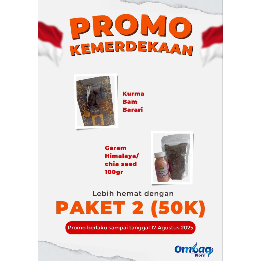 

Promo Kemerdekaan Paket serba 50K