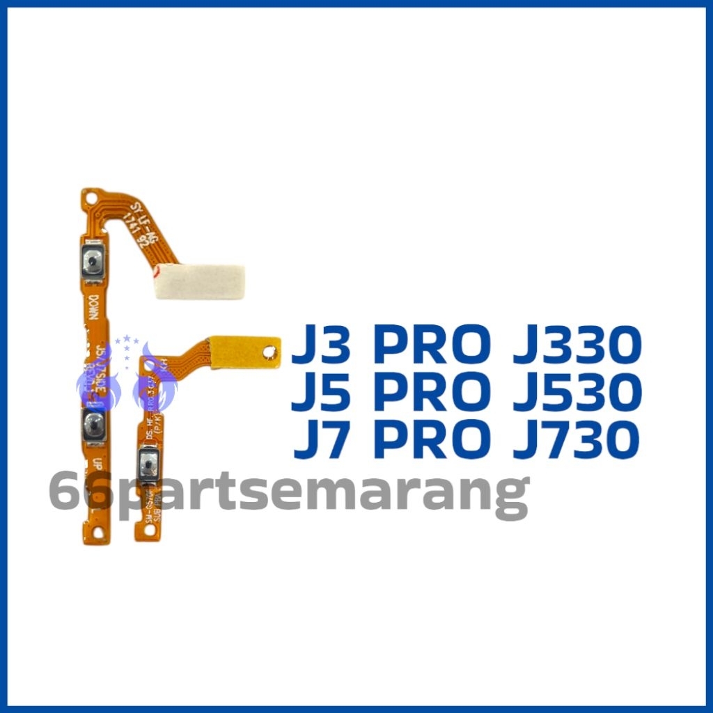 Flexible Flexibel On Off Volume Samsung J7 Pro / J5 Pro / J3 Pro Copotan Cabutan