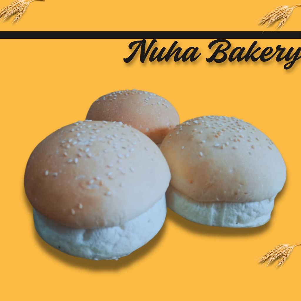 

Roti Burger Uk. 12 cm Berat 100 Gram by Nuha Bakery