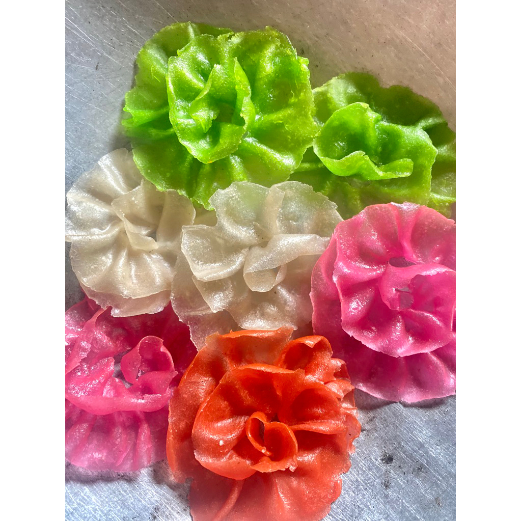 

kerupuk prered / kembang/ rangining