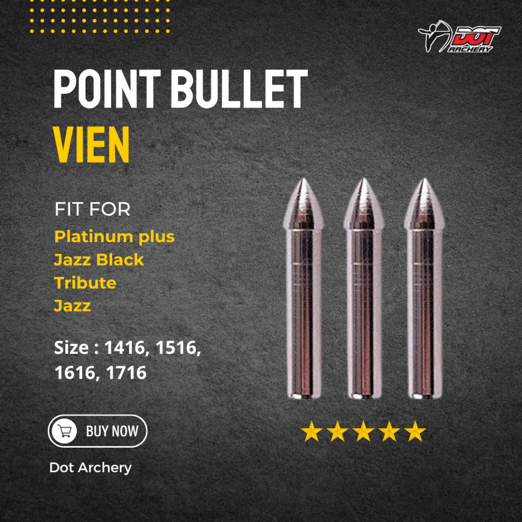 Point Anak Panah Vien Bullet Point Mata Panah Karbon Pasak Original 1 Lusin