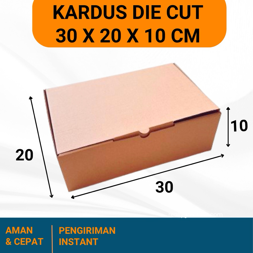 

KARDUS 30x20x10 cm / BOX KARTON CORUGATED DIE CUT E-FLUTE