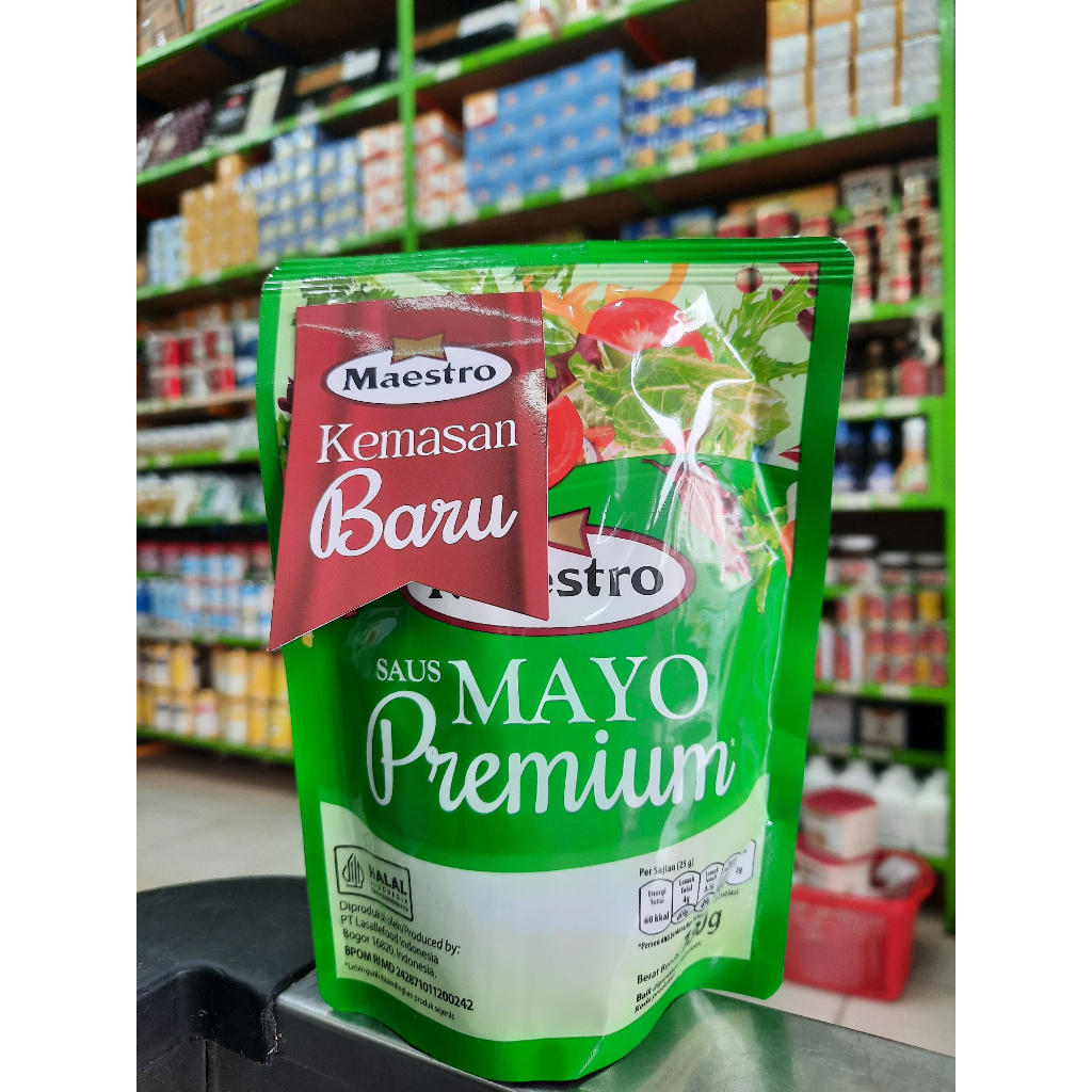 

Mayonnaise saus maestro premium 180gr