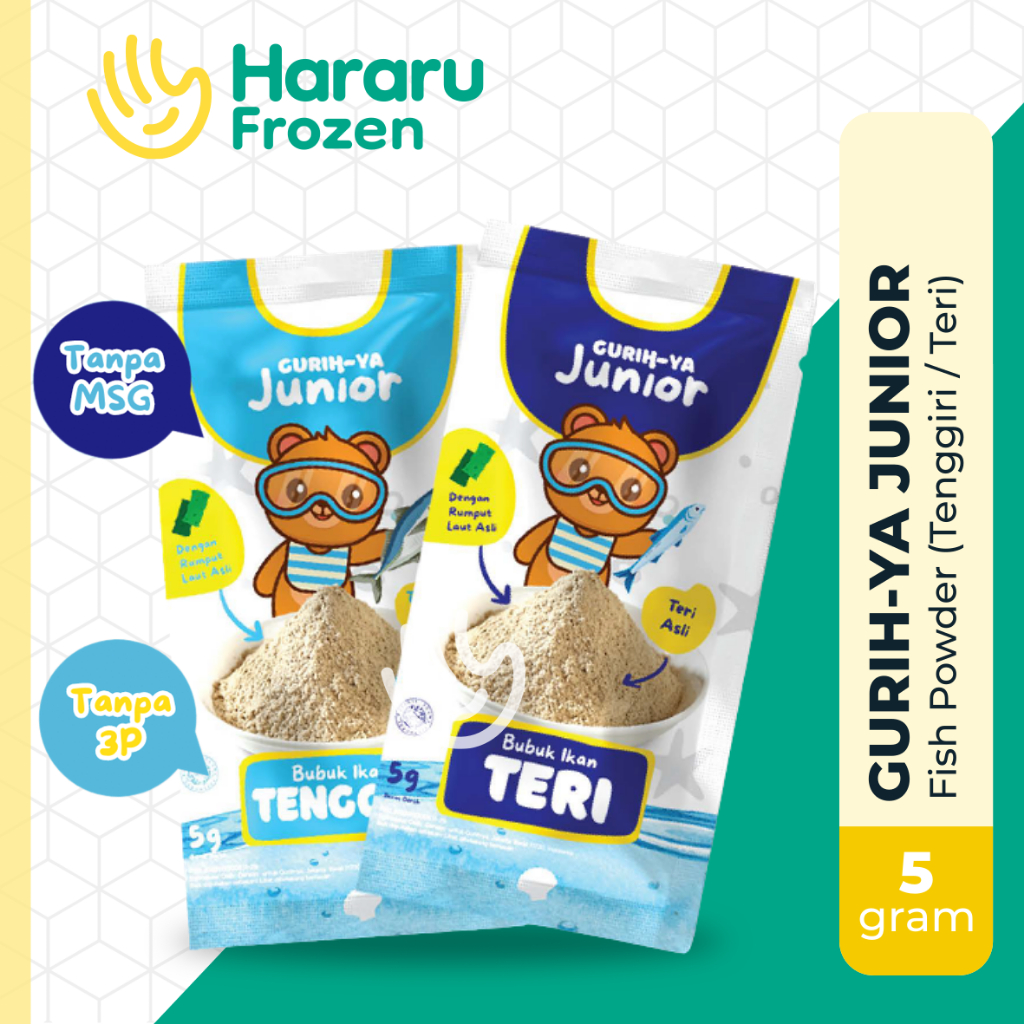 

Gurihya Junior - Bubuk Ikan Tenggiri / Ikan Teri Non MSG