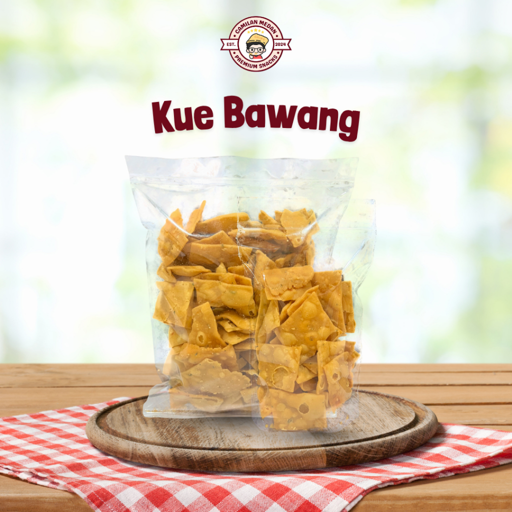 

Kue Bawang Snack Jadul Premium Snack Cemilan Gurih Camilan Medan