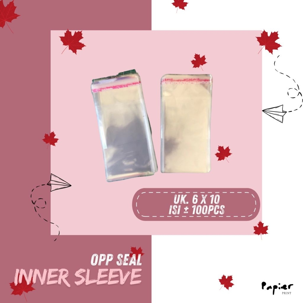 

PAPIER - OPP SEAL UK. 6 x 10 | INNER SLEEVE