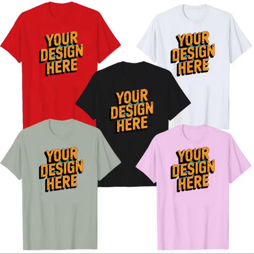 KAOS CUSTOM TULISAN SABLON / DESIGN CUSTOM