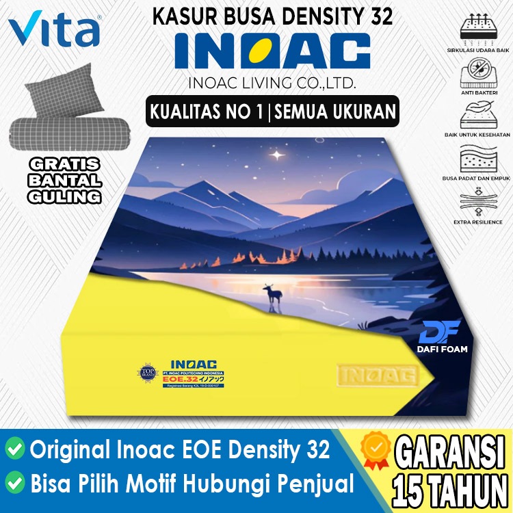 Kasur Busa Inoac EOE Density 32 Super Original Garansi 15 Tahun Kualitas Nomor 1 Premium Japan