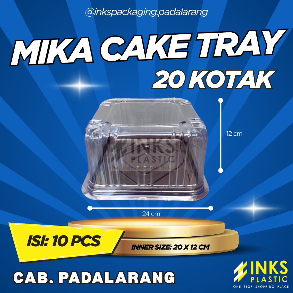 MIKA CAKE TRAY 20 KOTAK