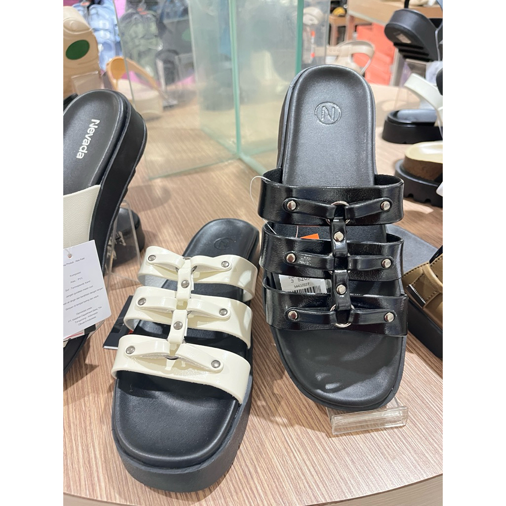 SANDAL WEDGES  WANITA TALI BY NEVADA MATAHARI STORE