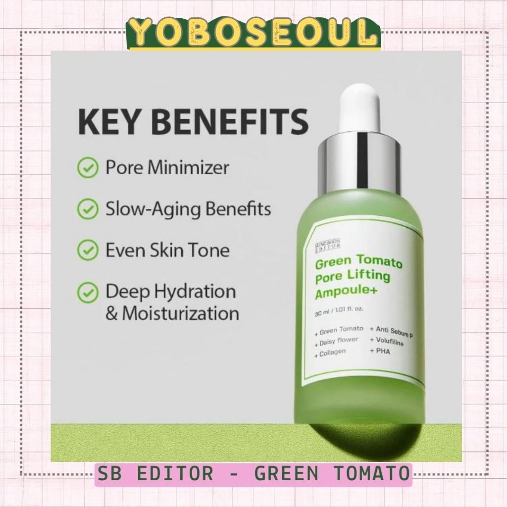 YBSeoul - Green Tomato Pore Ampoule Sungboon Editor