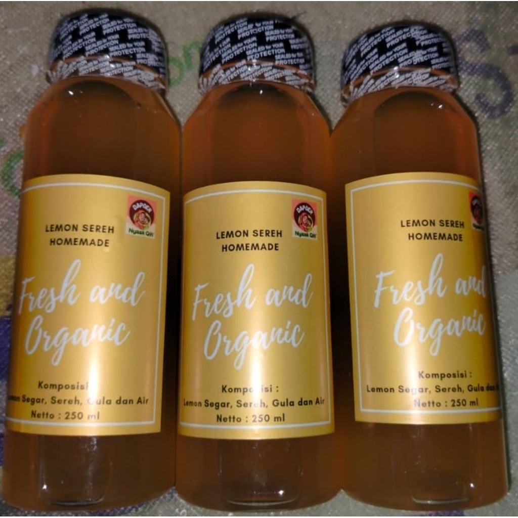 

Lemon Sereh Homemade By Dapoer Nyaak Qih 250 ml