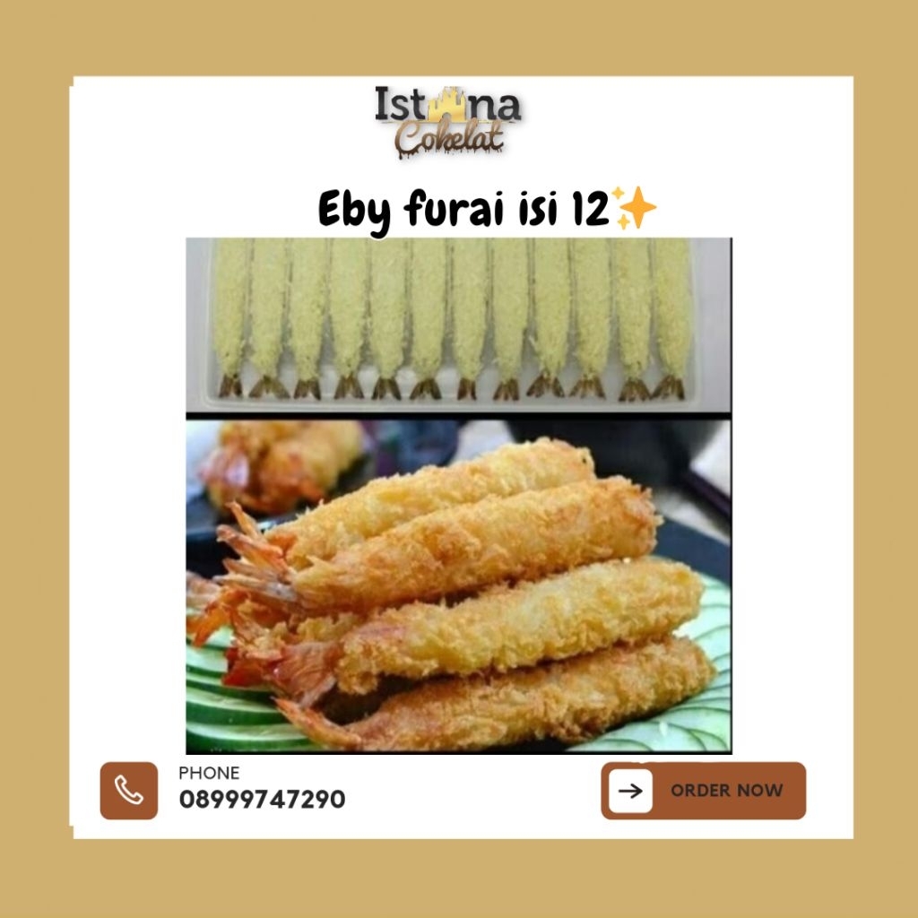 

[FROZEN] Udang Eby Furai Isi 12