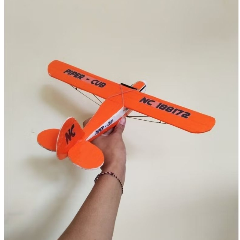 Pesawat piper-cub siap Terbang RTF