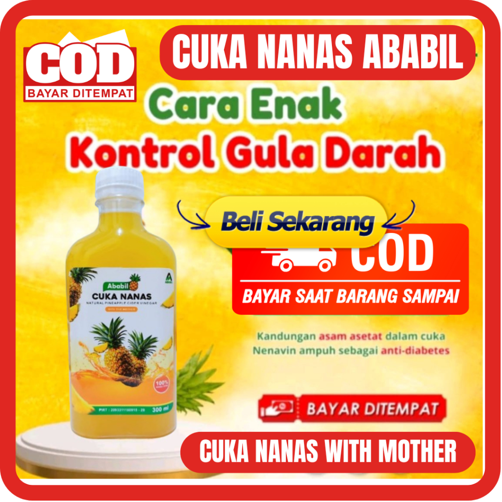 

(COD) - CUKA NANAS FERMENTASI NANAS ALAMI MURNI 100% TANPA PENGAWET