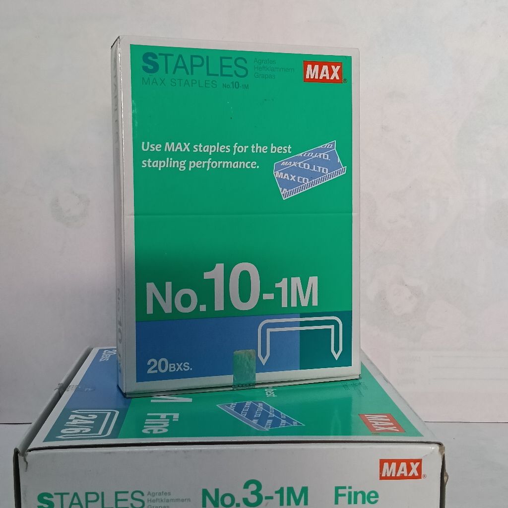 

1 PAK ISI STAPLES MAX (20 BOX KECIL)