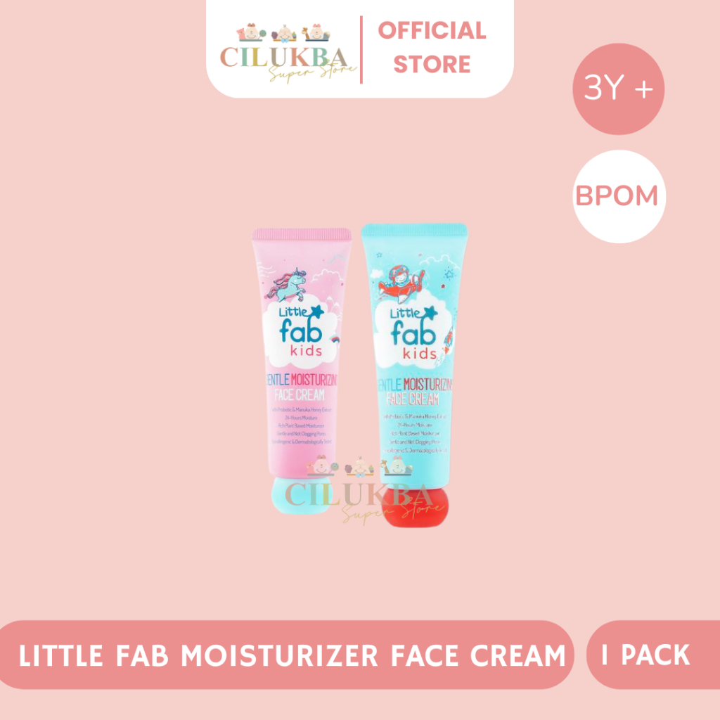 LITTLE FAB MOISTURIZER FACE CREAM | PELEMBAB WAJAH ANAK | MOISTURIZER ANAK | FACE CREAM ANAK | PERAW