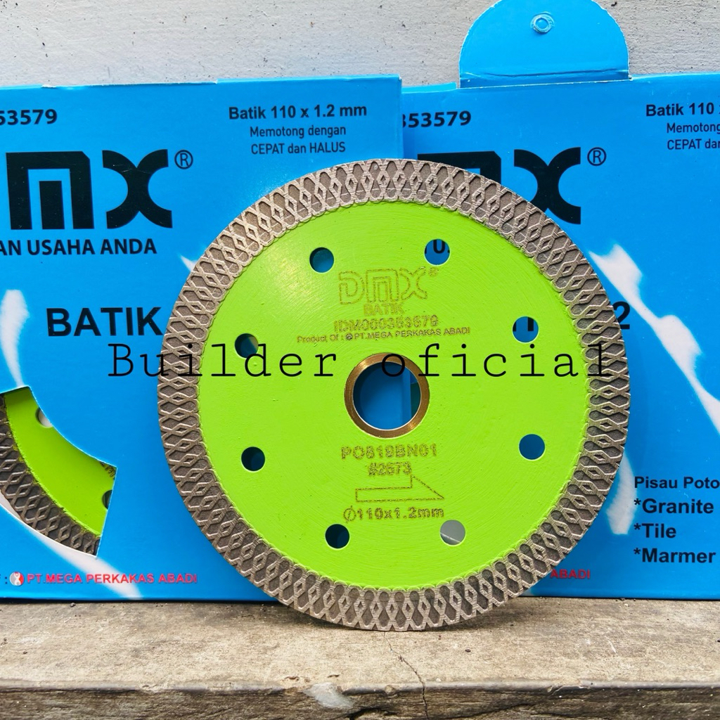 DMX Mata Gerinda Potong Keramik 4 inch Mata Pisau Gerinda Potong Granit Kramik Original Dmx Batik
