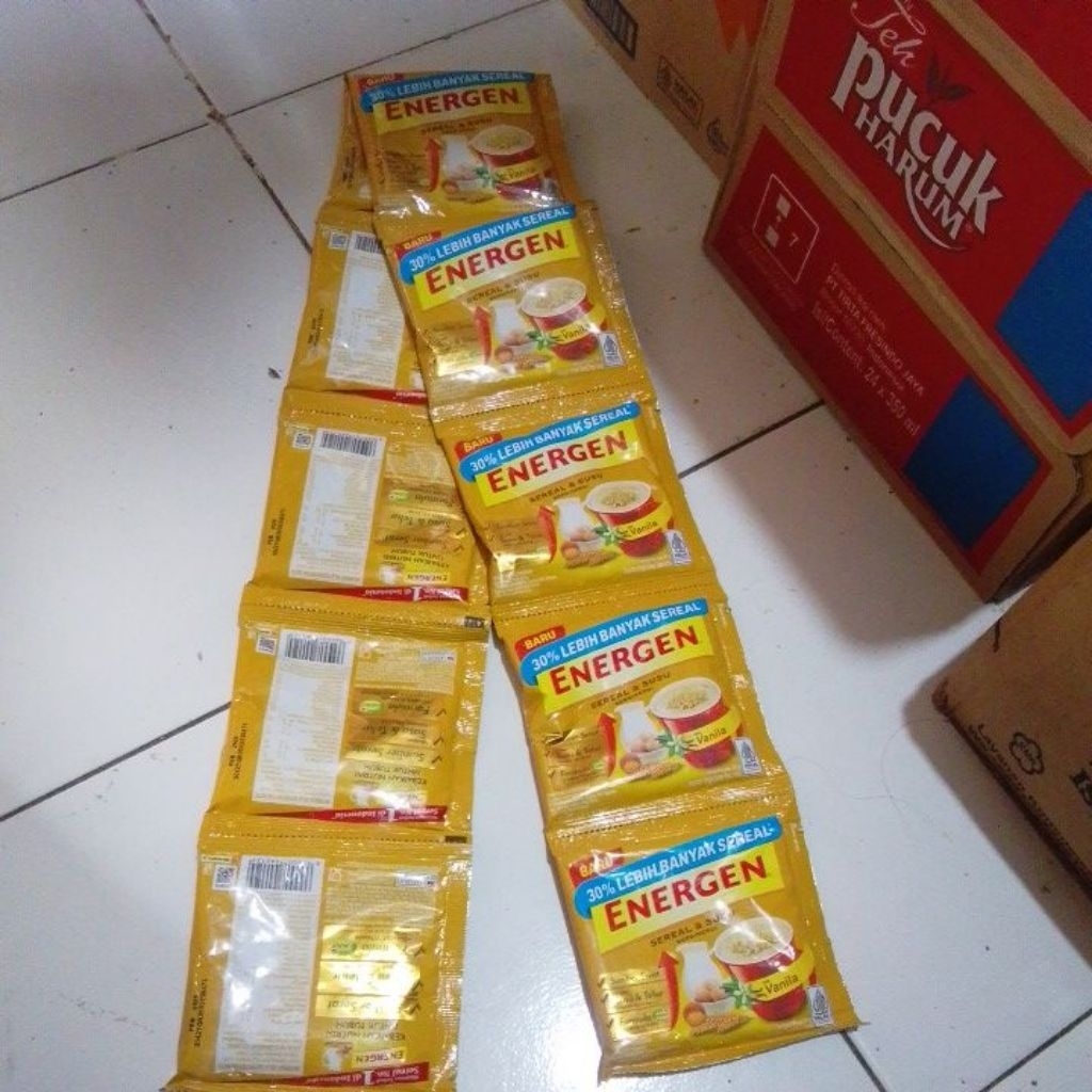 

Energen vanila 1 renceng isi 10pcs
