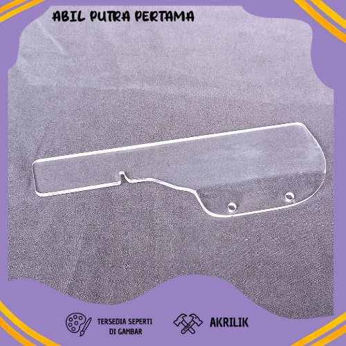 MUDFLAP PENAHAN LUMPUR AKRILIK TRANSPARAN VARIO 110 TECHNO MIKA KOLONG VARIO 110 TECHNO KARBU