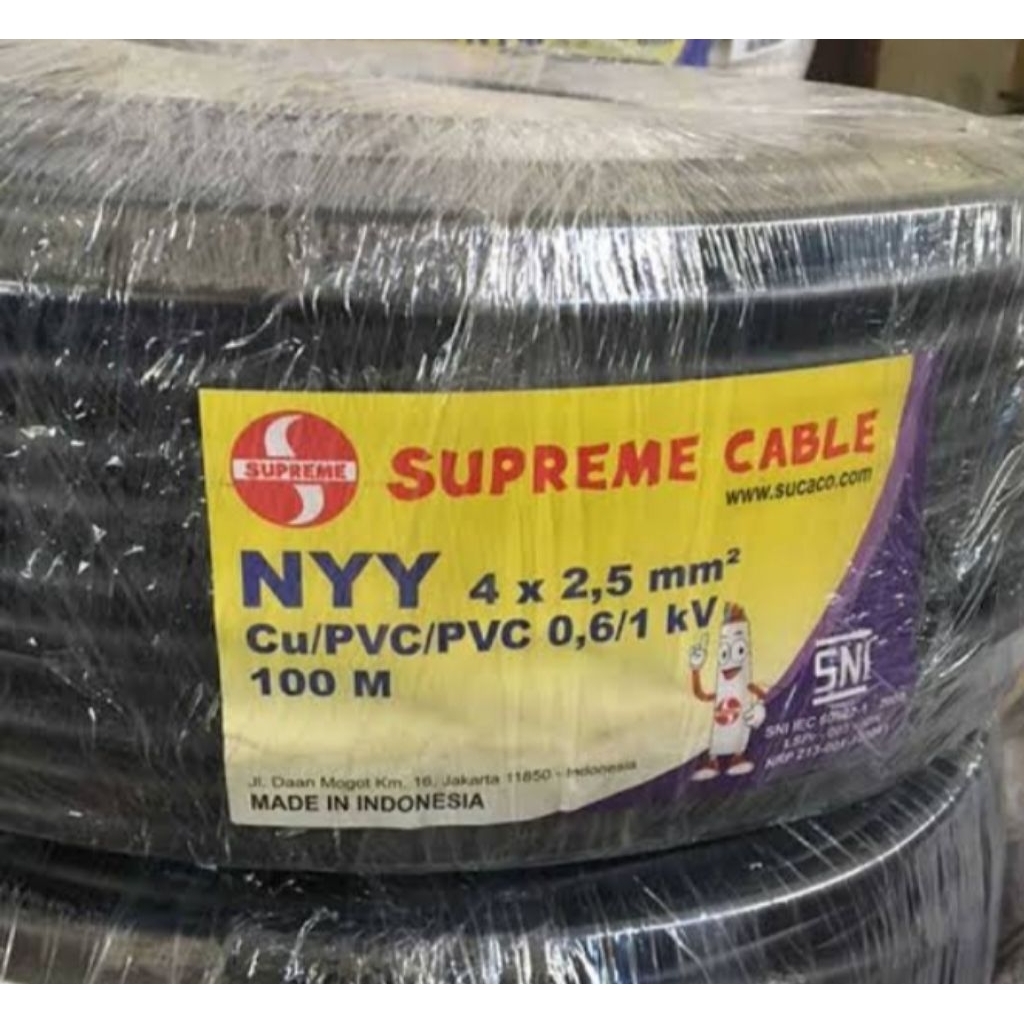 Kabel NYY 4x2.5 SUPREME @100M