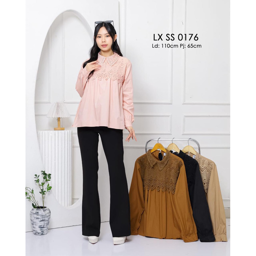 Blouse Katun Renda Import