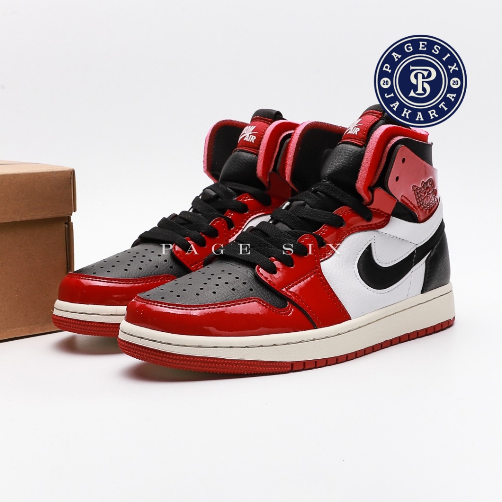 READY STOCK SIZE 39 - Nike Air Jordan 1 High Zoom Comfort Patent Chicago Bulls (CMFT) BNIB ORIGINAL 