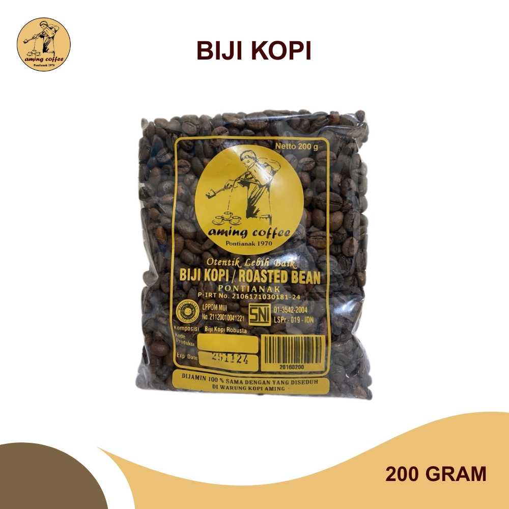 

AMING COFFEE - Biji Kopi Asli Pontianak - 200 Gram