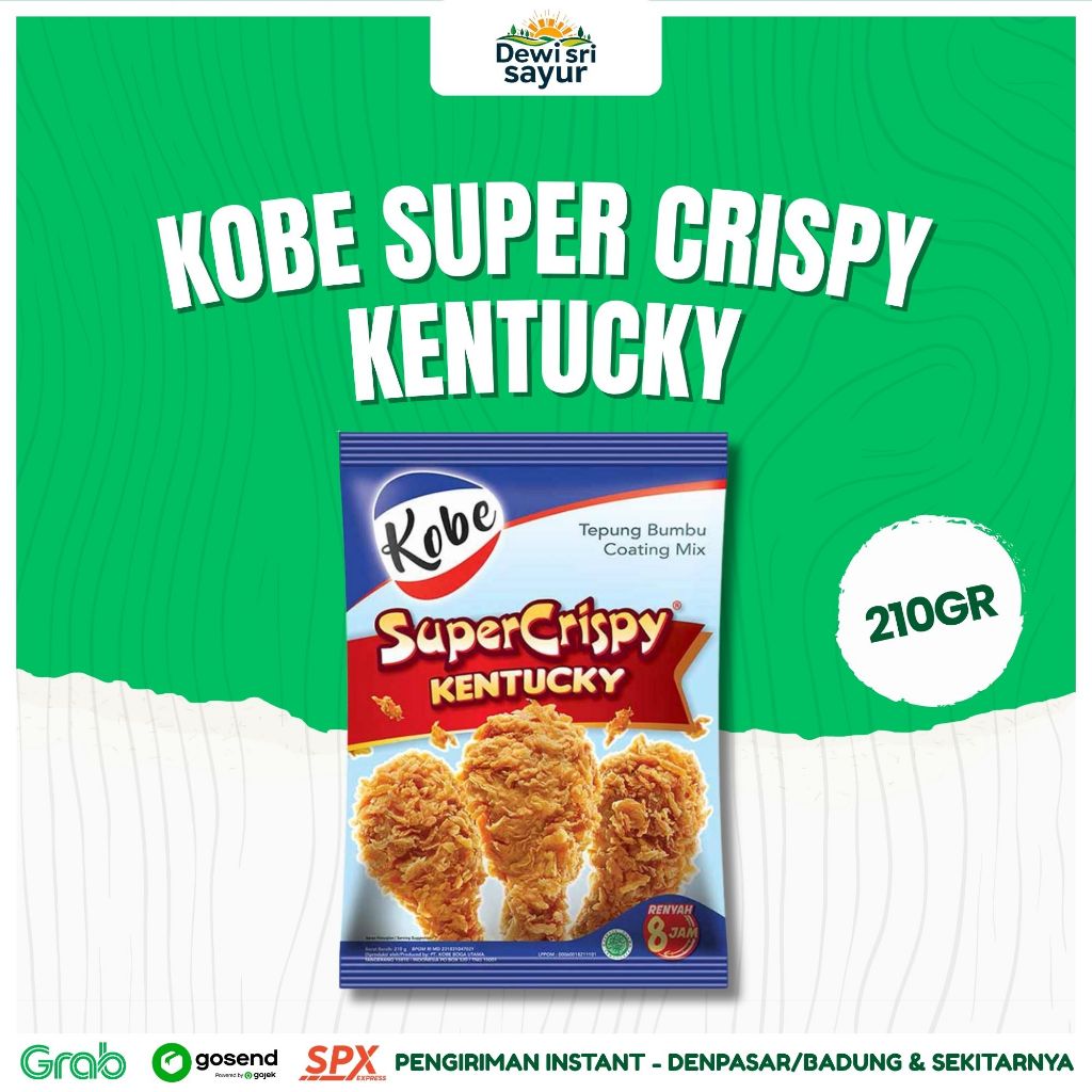 

Kobe Super Crispy Kentuky 200gr – Dewi Sri Sayur