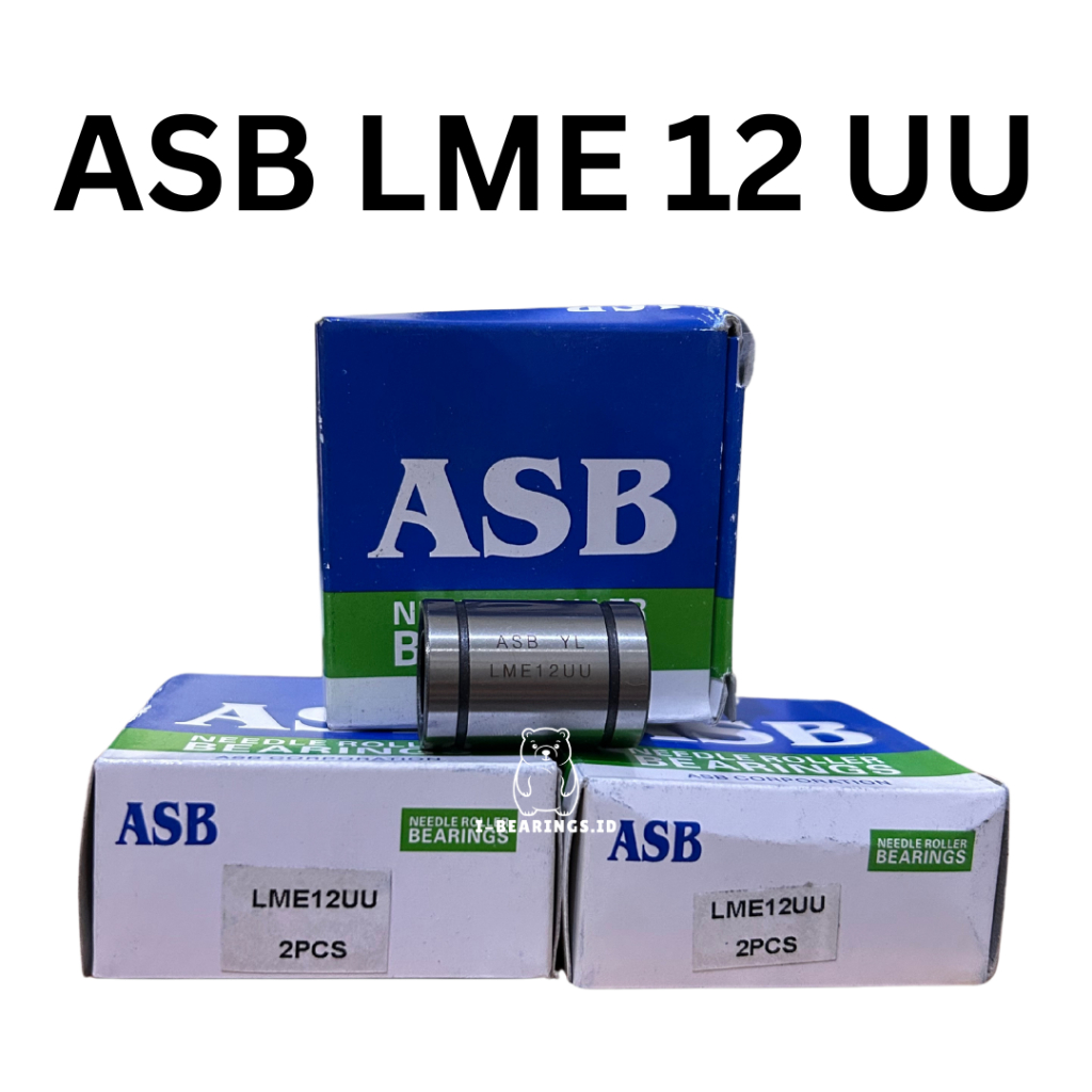 Bearing ASB LME 12 UU Linear Bearing / Linear Bushing LME 12UU ASB