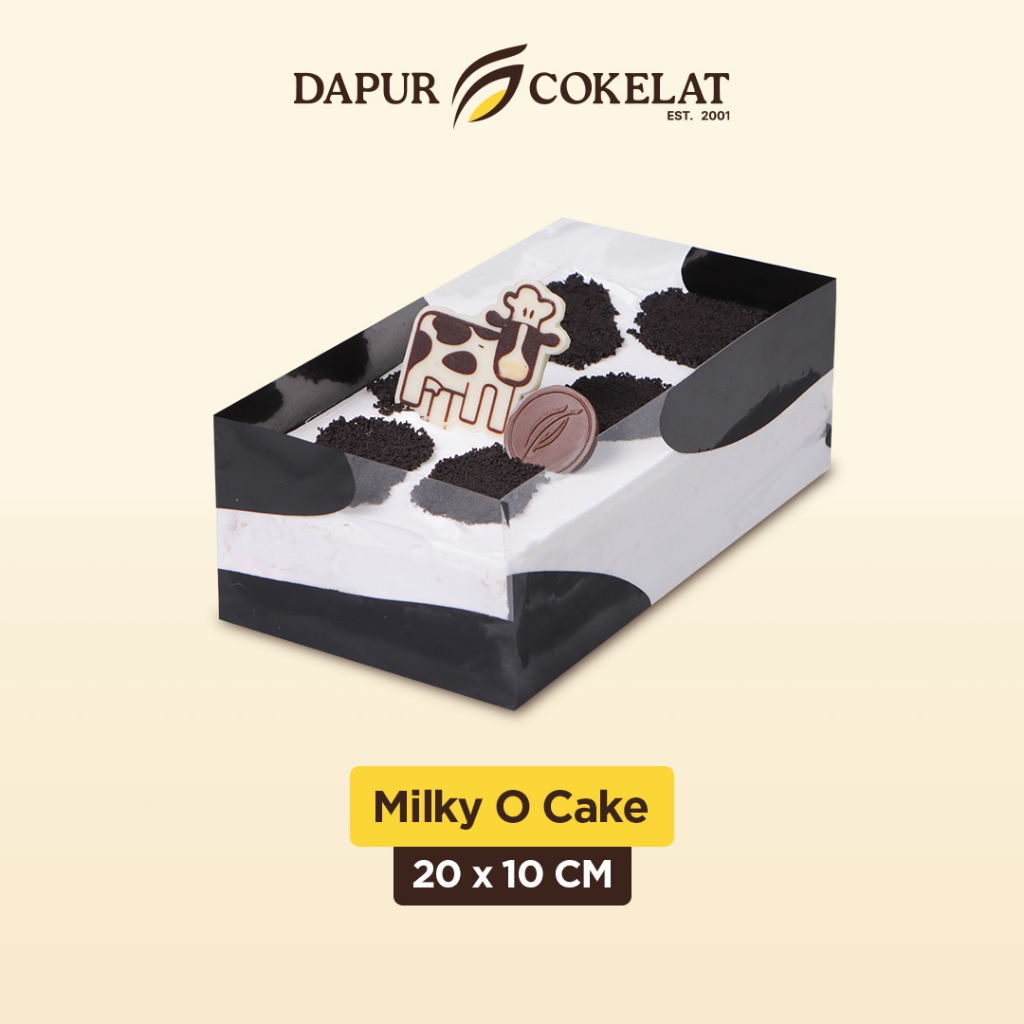 

DAPUR COKELAT - Milky O Cake 20x10 | Kue Vanila Motif Sapi dengan Cream yang Lembut