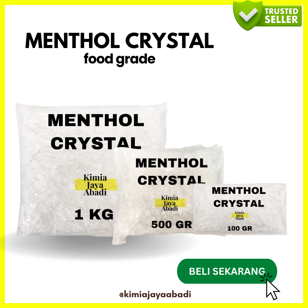 Menthol Crystal 1 Kg / Mentol Kristal Food Grade / Menthol Kristal