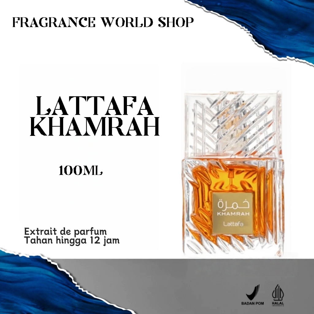 Lattafa Khamrah Parfum 100ML/Lattafa Khamrah Parfum/Lattafa Official Store/Lattafa Khamrah Parfum 10