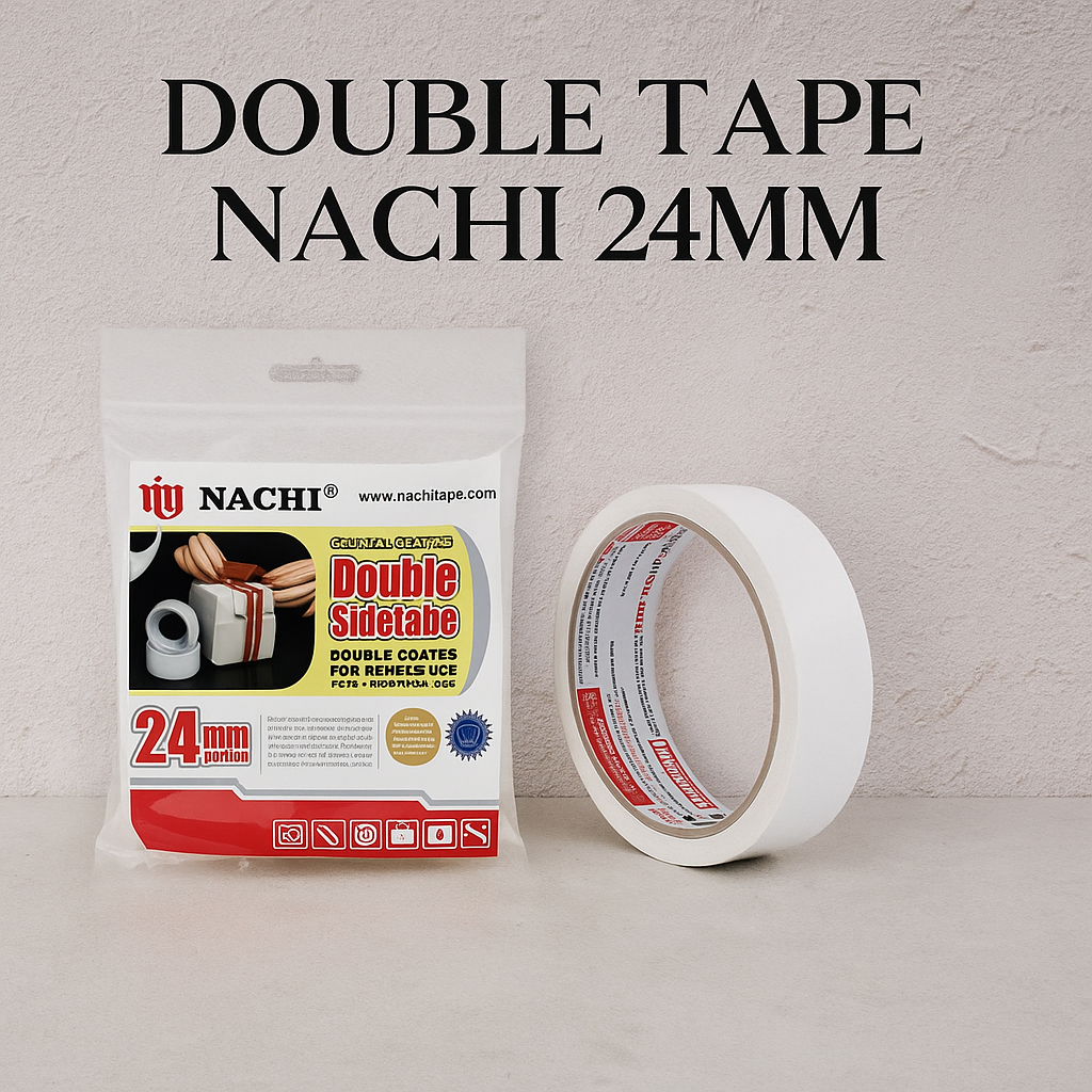 

DOUBLE TAPE 24MM Nachi Lakban Selotip Plakban Isolasi 24mm Solasi 1 Inchi Stationery Murah