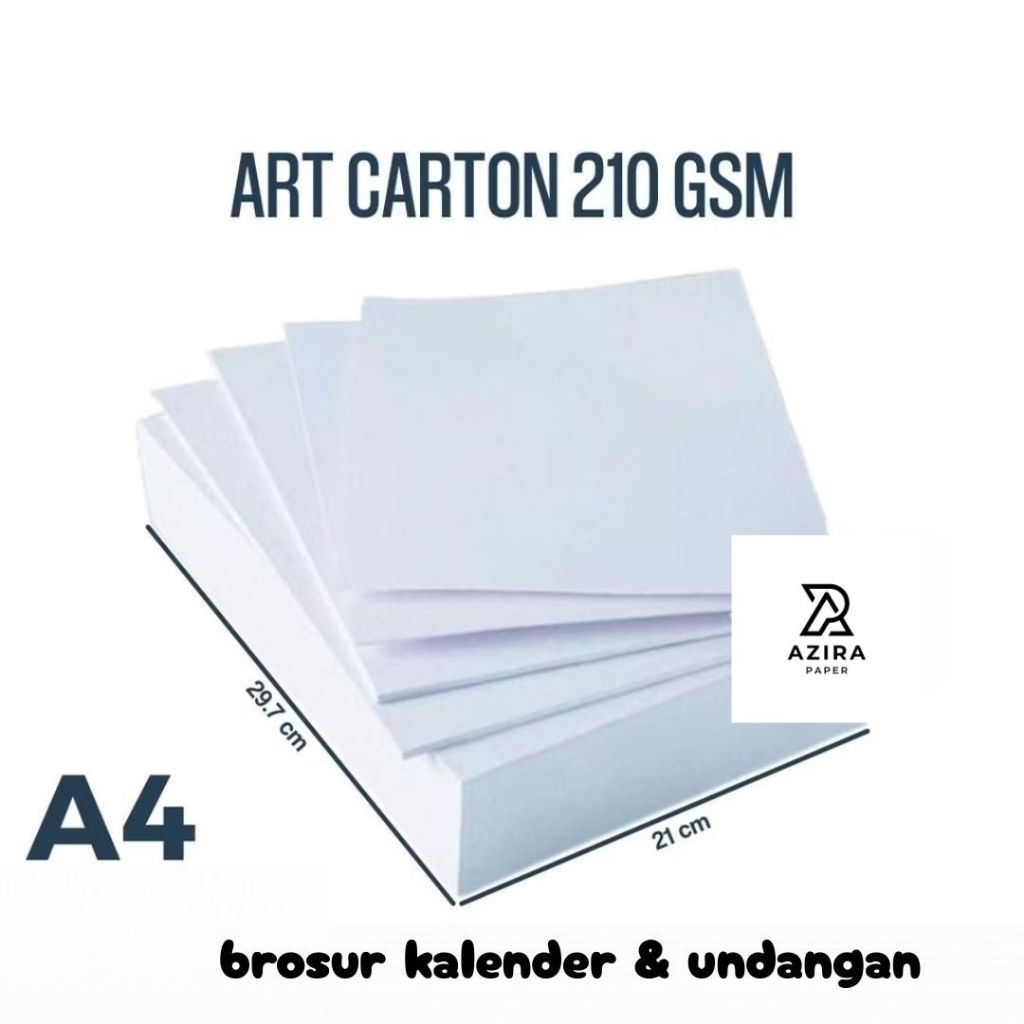 

Art Carton 210 gsm A4 isi 30 Lembar / Kertas Art Carton 210 Gsm A4