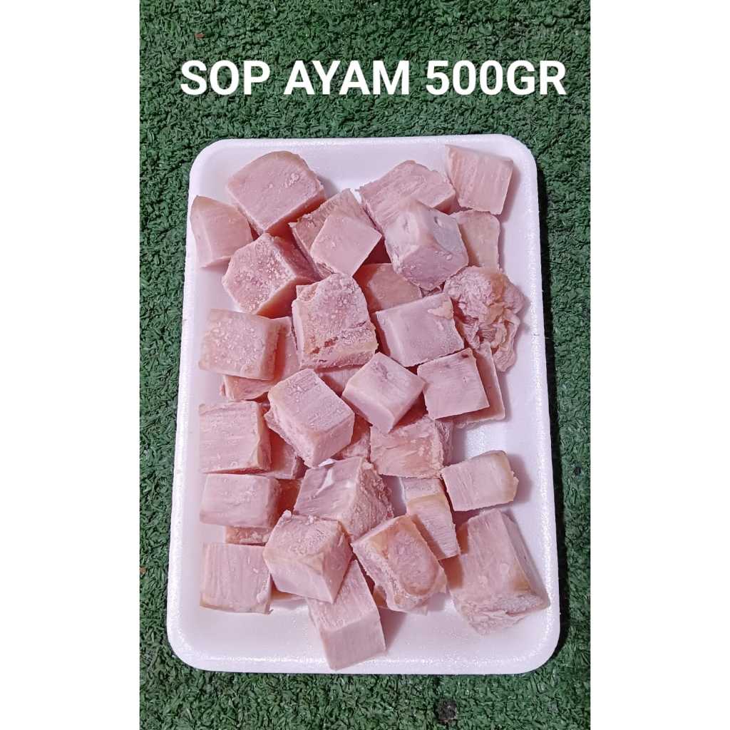 

Daging ayam sop dadu 500 gram