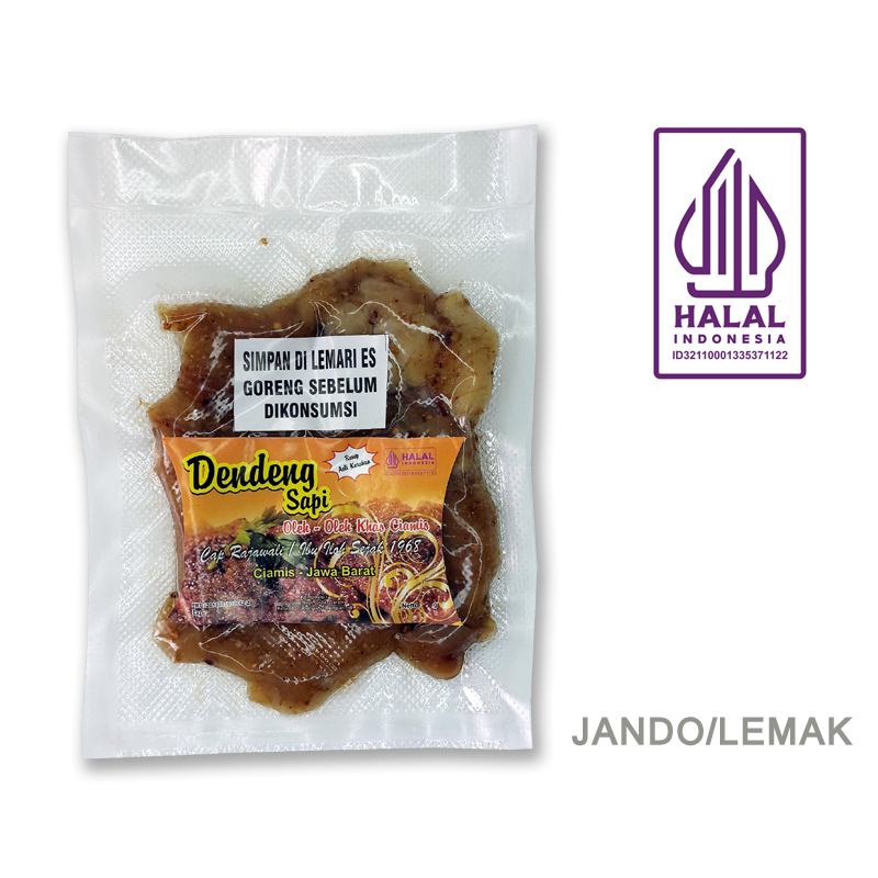 

Dendeng Jando Sapi Manis Gurih – Rajawali Ibu Iloh 1968 – Oleh-oleh Khas Ciamis 100gr