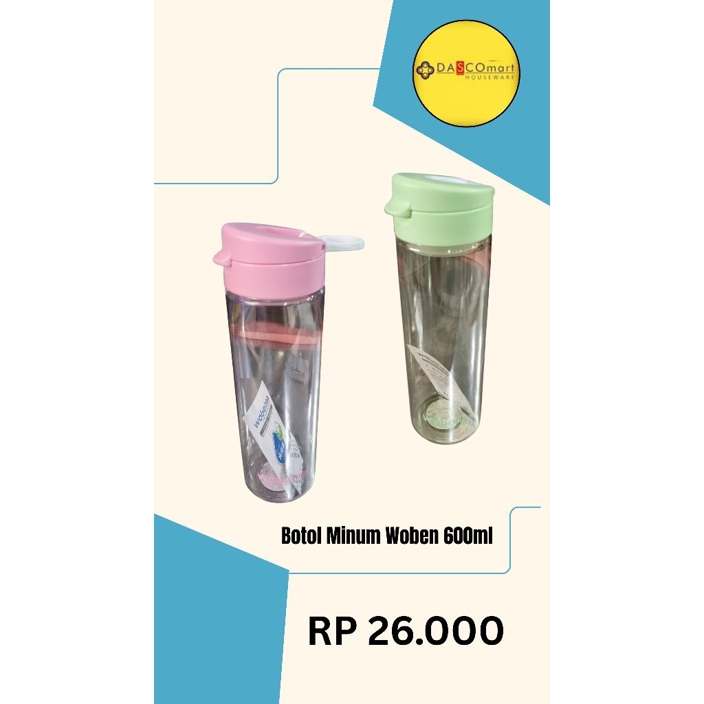 Botol Minum Woben 600ml