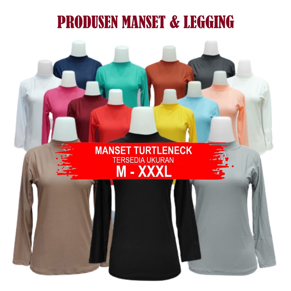 GRIYA Manset Baju Spandek M - XXXL ILLORI | Dalaman Baju Lengan Panjang Kebaya Untuk Pria & Wanita