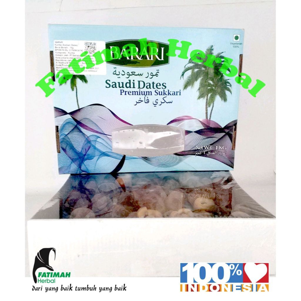 

Kurma Ruthob Sukari Barari-Shukari-Sukkari-Kurma Raja Saudi-1 Kg