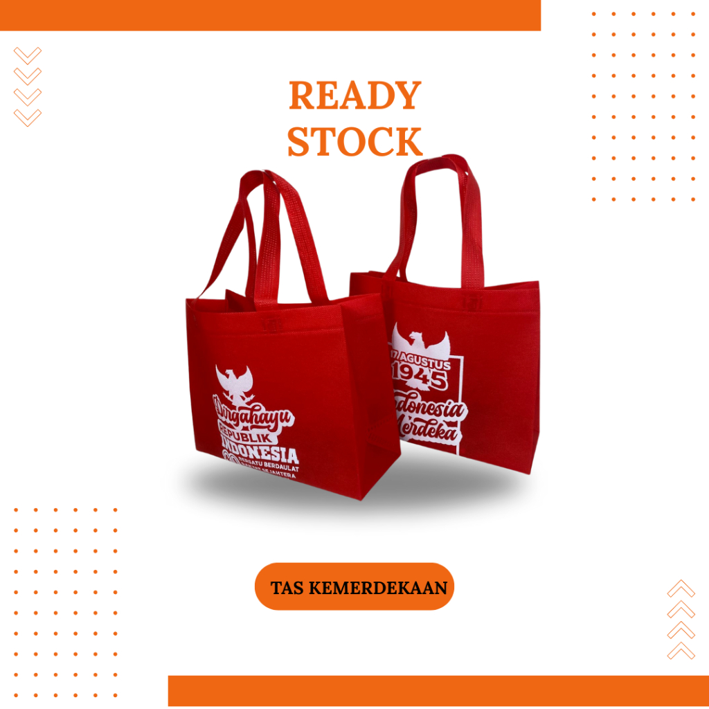 

Tas Spunbond Kemerdekaan HUT RI 17 Agustus – Bisa Custom Nama & Logo