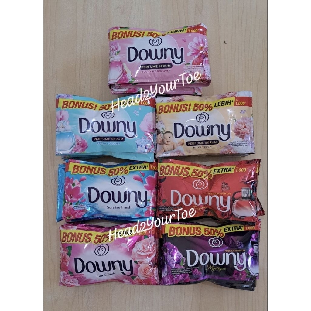 Downy Pewangi Pakaian 24ml x 6 sachet / Downy Softener Pelembut dan Pewangi Pakaian