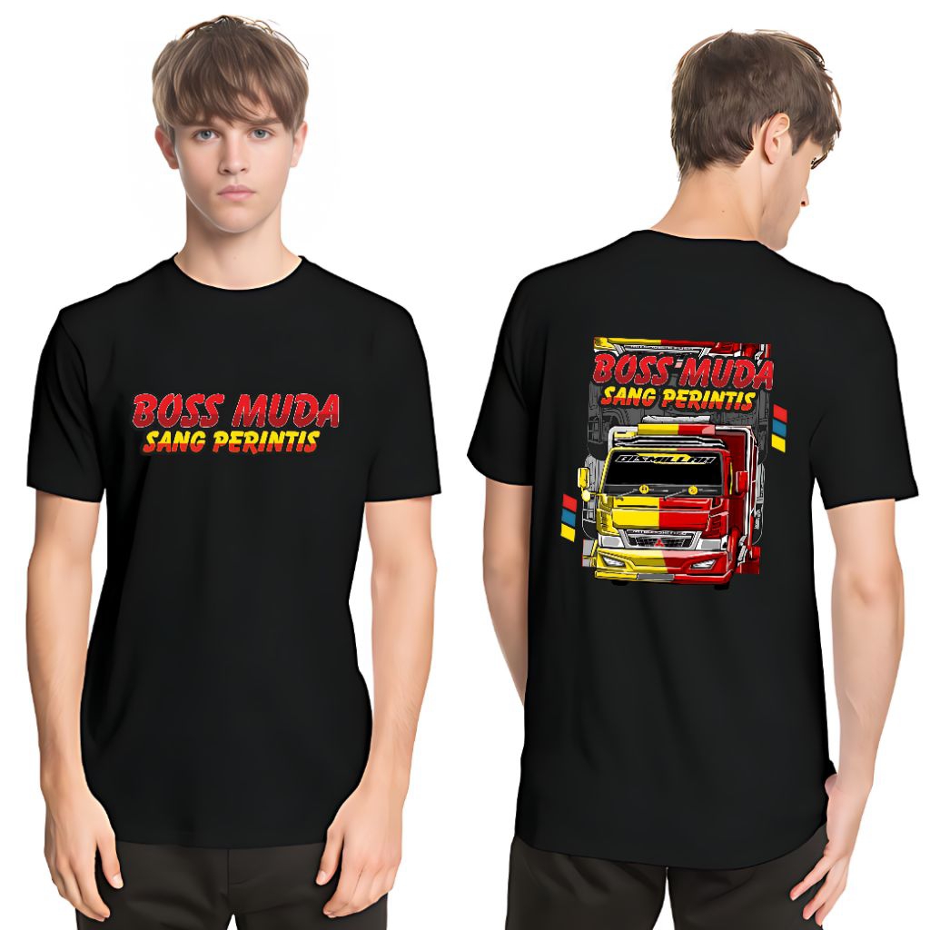 Kaos Baju Tshirt Unisex Anak Cowok Laki Laki Pria Cewek Perempuan Wanita Dewasa Remaja Driver Bos Mu